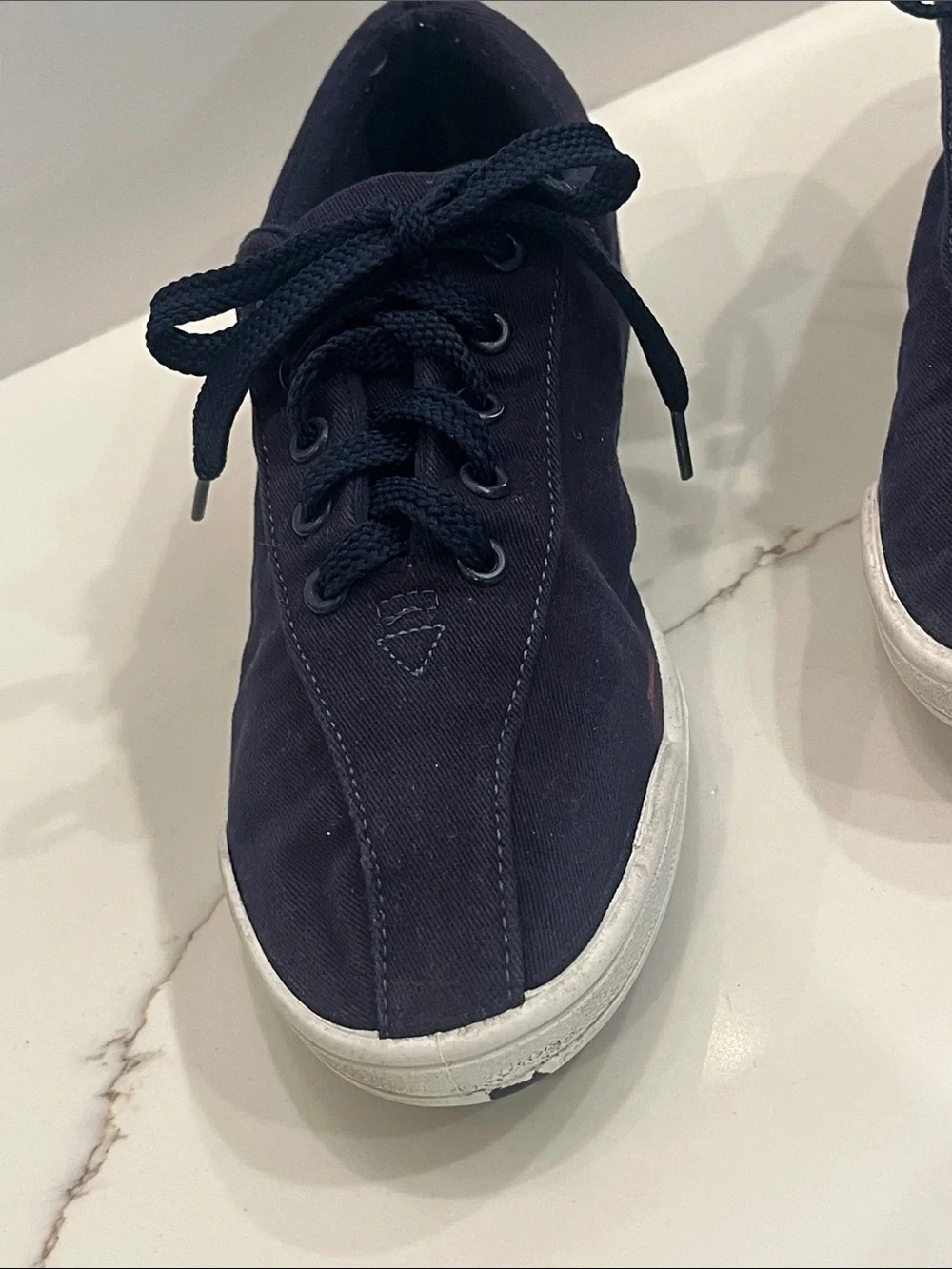 Easy Spirit Anti-Gravity Ladies Navy Lace-Up Sneakers Sz 6 - Picture 3 of 14